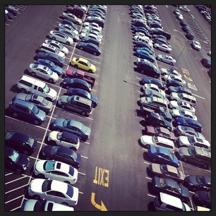 #cars in #parkinglot at #sanfrancisco #airport -- #autos