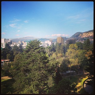 #goodmorning from #quito #ecuador! The view from my room at #hilton colon #hotel.  #instatravel #travel #latinamerica #southamerica