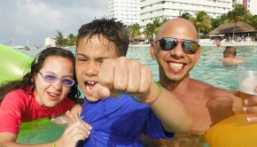 Family travel is a breeze when you pick the right hotel. Pictured: Grand Oasis Palm Cancun.