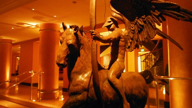 Original artwork at the Condado Vanderbilt Hotel includes sculptures and paintings.