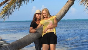 GlobetrotterGirls Jessica and Dani, enjoying the scenery in Mexico.