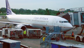 Copa Airlines operates the Boeing 737-800 on many flights from its hub in Panama City, Panama.