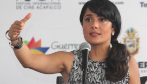 Selma Hayek spoke at the 8th annual Acapulco International Film Festival.