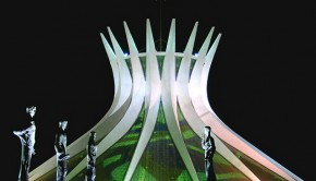 Metropolitan Cathedral in Brasilia is one of Oscar Niemeyer's best-loved creations. Photo: Victor Soares/Agencia Brasil