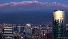 Santiago, Chile looks beautiful by night — and there's lots to do here.