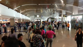 Airport security is especially intense at the airport in Cartagena, Colombia.
