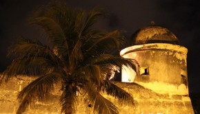 The historic center of Cartagena, Colombia, is a UNESCO World Heritage Site.