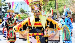 Comparsa de Chinelos Tierra y Libertad, at Mexican Independence Day. Photo: Las Vegas News Bureau