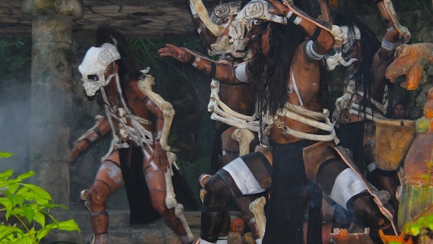 Day of the Dead includes indigenous Mexican culture and dance at Xcaret.