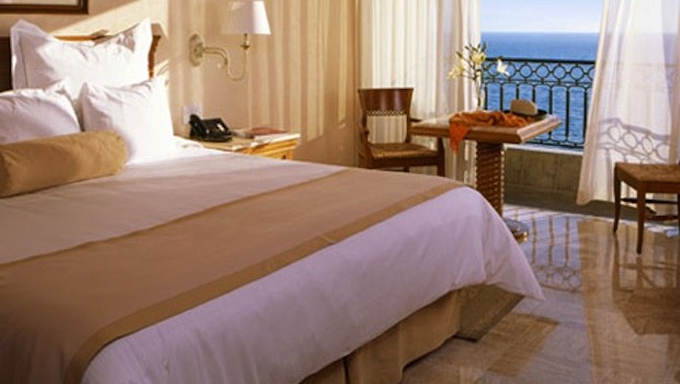 Ocean-view room at the Fiesta Americana Puerto Vallarta hotel.