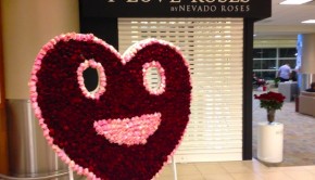 At the Quito airport, I Love Roses sells flowers from Nevado Roses.