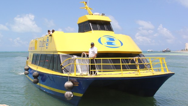 Ultramar provides ferry service between Cancun and Isla Mujeres.