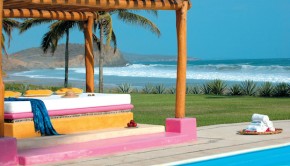 Las Alamandas is a Mexico beach hotel on the Pacific coast.