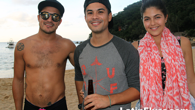 Smiling faces at the soft opening party for Chicos Yelapa Beach Club in Mexico.