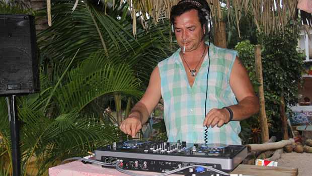 A live DJ kept the beats going at Chicos Yelapa Beach Club.