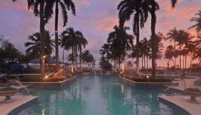 The pool at the Ritz-Carlton, San Juan hotel in Puerto Rico.