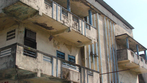 Once-great Art Deco architecture in Colon, Panama.