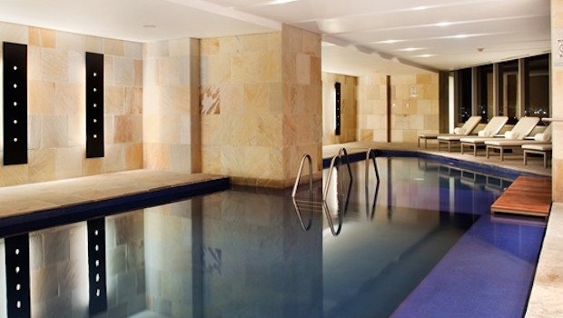 Indoor pool at the Hilton Mexico City Reforma.