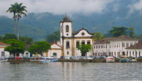 Paraty is a historic town near Rio de Janeiro, Brazil.