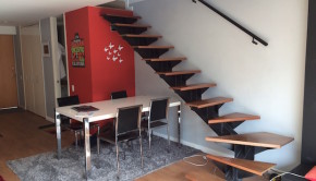 Stylish Airbnb apartment rental in Bogota, Colombia.