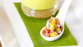 Restaurant La Laguna at Mayakoba, on the Riviera Maya, Mexico.