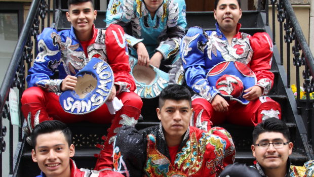 San Simon Bolivian dancers at the New York City Dance Parade.