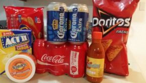 A free welcome basket awaits at SunRock Condo Hotel in Los Cabos.