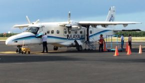 MAYAir Dornier 228 at Cozumel International Airport.