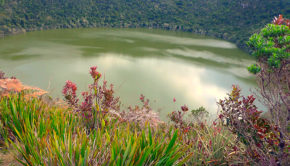Guatavita lake in Colombia.        
PHOTO: Willys Alberto via Visual Hunt /  CC BY