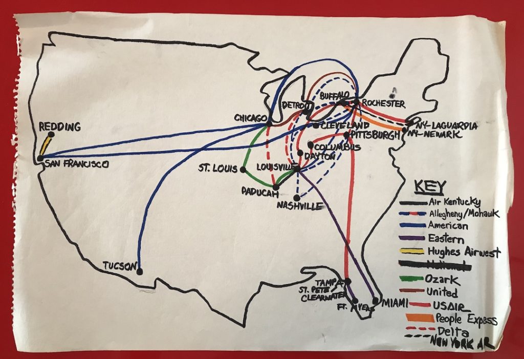how to draw a personal trip map