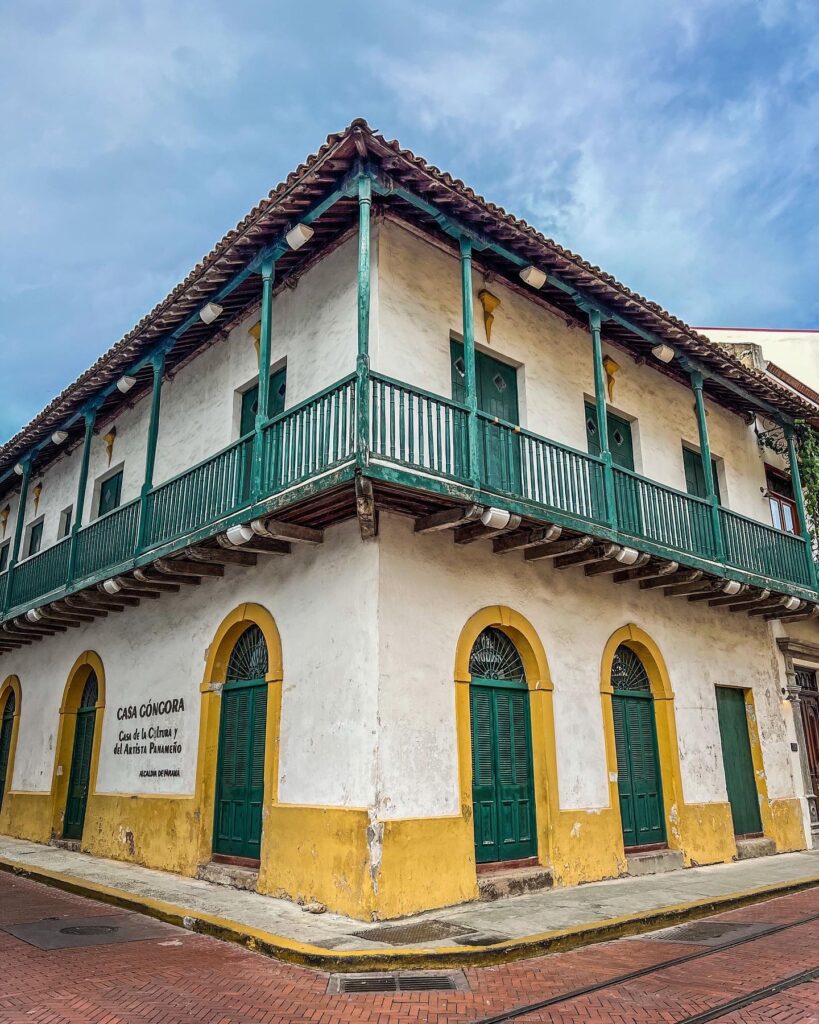 Historic architecture in the Casco Antiguo, also called the Casco Viejo, in Panama City, Panama. 
